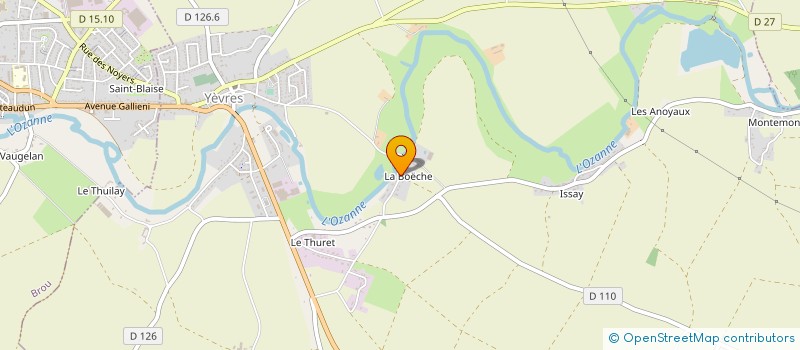 localisation de l'entreprise EARL DE LA BOECHE à YEVRES