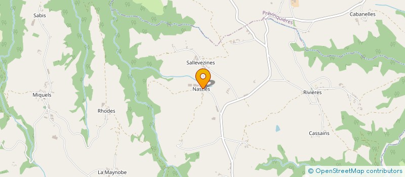 localisation de l'entreprise EARL DE LA BORIE DE NASTIES  RIEUPEYROUX