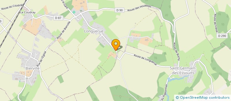 localisation de l'entreprise EARL DE LA BOULEAUTIERE  LONGUERUE