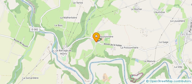 localisation de l'entreprise EARL DE LA BOURGAISIERE  ISIGNY-LE-BUAT
