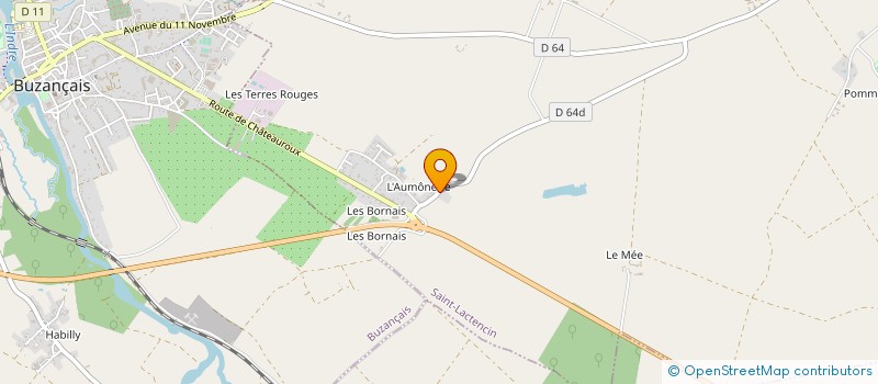 localisation de l'entreprise EARL DE LA BOURSAUDIERE à ARGY