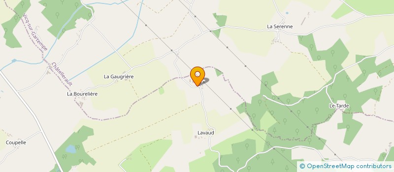 localisation de l'entreprise EARL DE LA BOUTALIERE à SAINT-PIERRE-DE-MAILLE