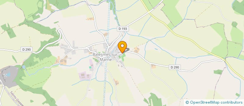 localisation de l'entreprise EARL DE LA BOUVERIE à SAINTS-GEOSMES