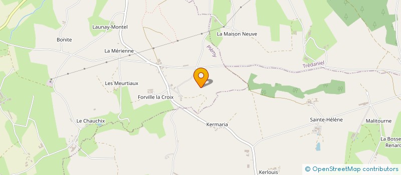 localisation de l'entreprise EARL DE LA BREHAUDIERE à PLEMY