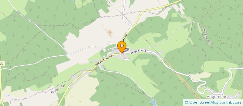 localisation de l'entreprise EARL DE LA BREME  BREMENIL