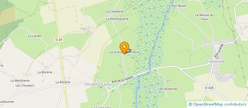 localisation de l'entreprise EARL DE LA BRESNERIE à PICAUVILLE