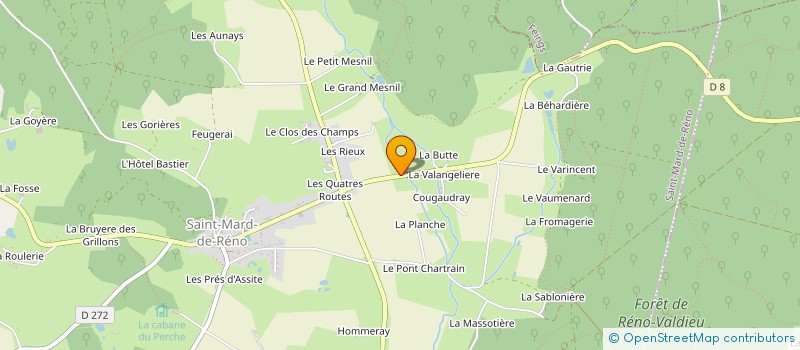 localisation de l'entreprise EARL DE LA BROSSETTE à SAINT-MARD-DE-RENO
