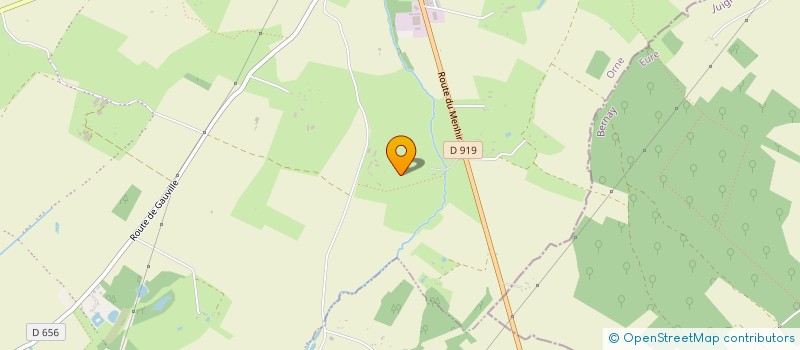localisation de l'entreprise EARL DE LA BROUDIERE DE GLOS à LA FERTE-EN-OUCHE