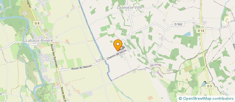 localisation de l'entreprise EARL DE LA BRUCHETTE à MONLEZUN