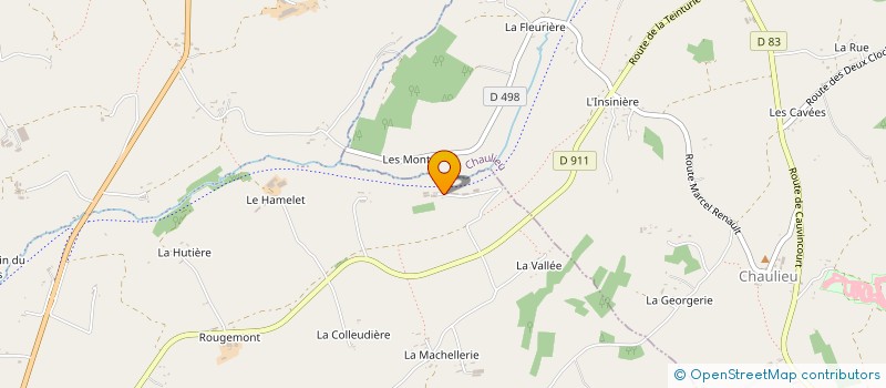 localisation de l'entreprise EARL DE LA BRUME à SOURDEVAL