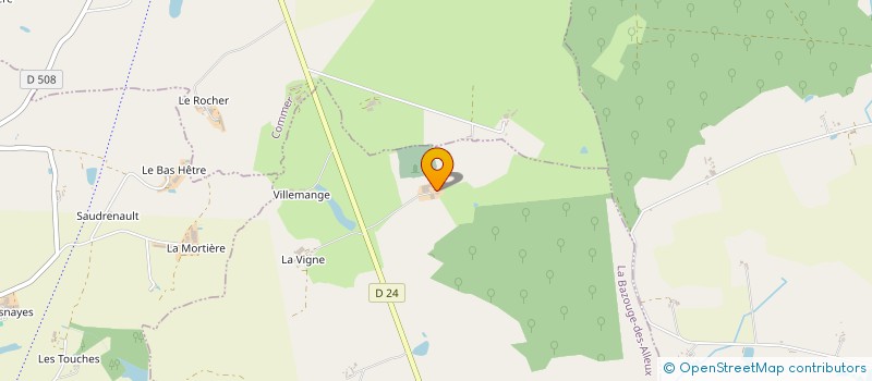 localisation de l'entreprise EARL DE LA BRUNELIERE  LA BAZOUGE DES ALLEUX