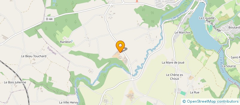 localisation de l'entreprise EARL DE LA BRUYERE à JUGON-LES-LACS