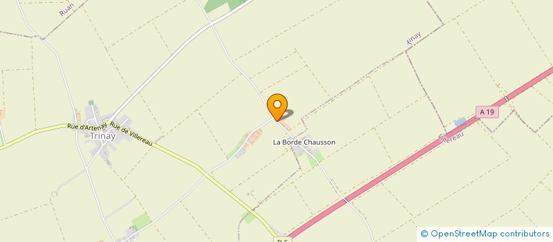 localisation de l'entreprise EARL DE LA BUTTE à TRINAY