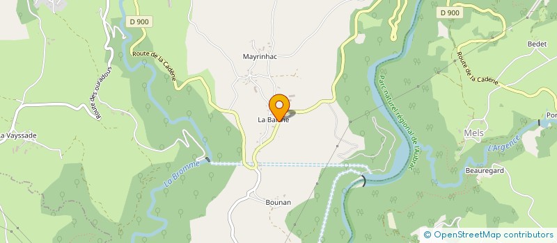 localisation de l'entreprise EARL DE LA CADENE  BROMMAT