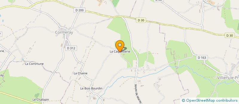 localisation de l'entreprise EARL DE LA CAQUETERIE à PONTORSON