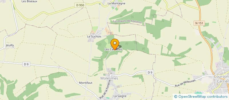 localisation de l'entreprise EARL DE LA CARRIERE à LES HAUTS DE FORTERRE