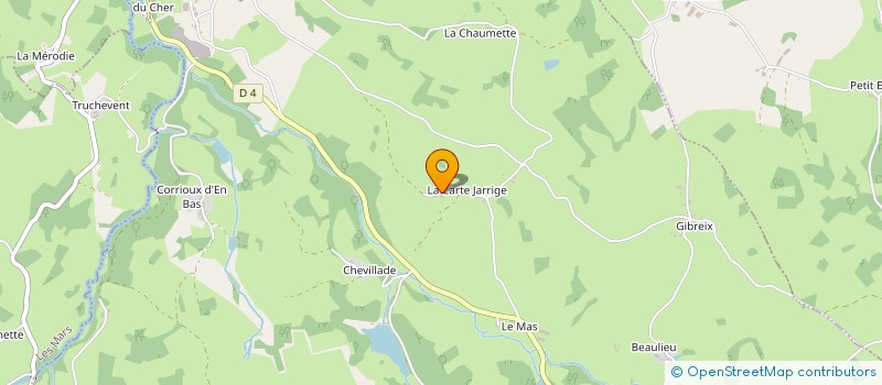 localisation de l'entreprise EARL DE LA CARTE DEIX à DONTREIX