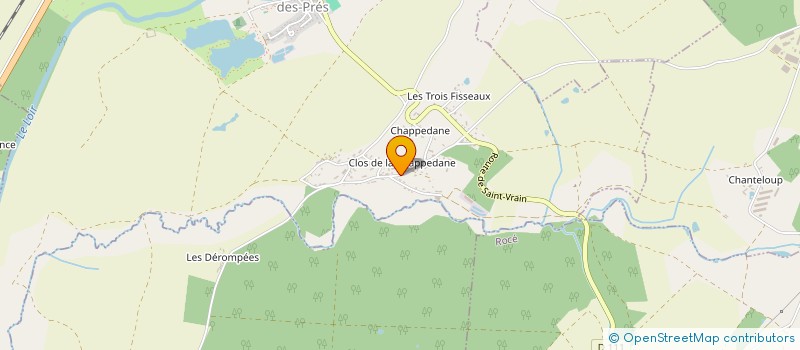 localisation de l'entreprise EARL DE LA CHAINEE  SAINT-FIRMIN-DES-PRES