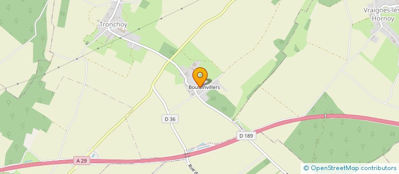 localisation de l'entreprise EARL DE LA CHAPELLE  HORNOY-LE-BOURG