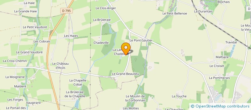 localisation de l'entreprise EARL DE LA CHAPELLE COBAT à DOL DE BRETAGNE