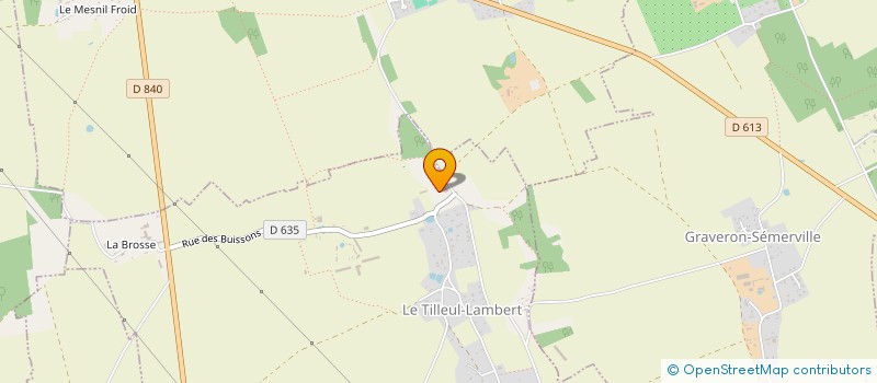 localisation de l'entreprise EARL DE LA CHAPPELLE  LE TILLEUL-LAMBERT