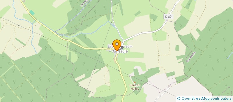 localisation de l'entreprise EARL DE LA CHARBONNIERE  MAZERULLES