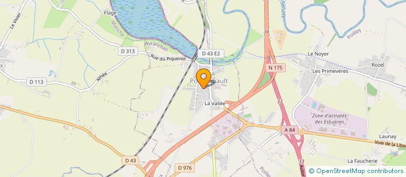 localisation de l'entreprise EARL DE LA CHATIERE à PONTAUBAULT