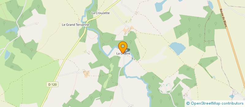 localisation de l'entreprise EARL DE LA CHATRE  JOURNET