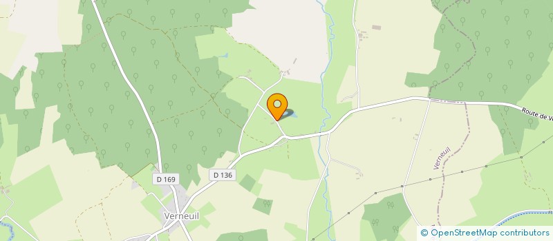 localisation de l'entreprise EARL DE LA CHAUME DES BARBIERS à VERNEUIL