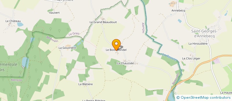 localisation de l'entreprise EARL DE LA CHAUSSEE à BEAUVAIN