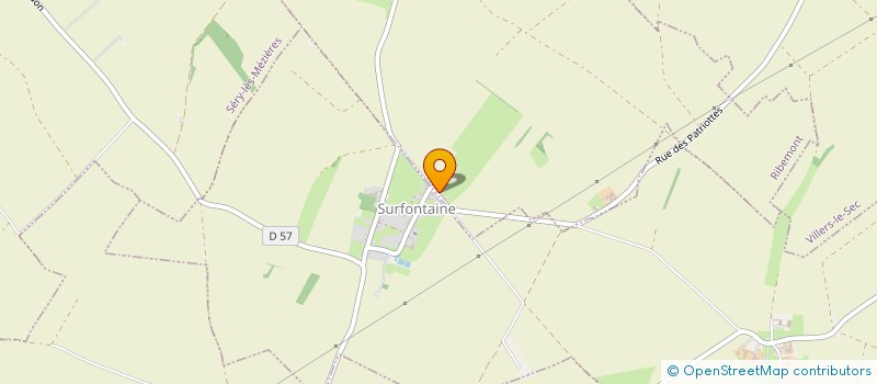 localisation de l'entreprise EARL DE LA CHAUSSEE ROMAINE  RIBEMONT