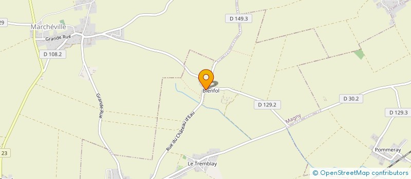 localisation de l'entreprise EARL DE LA CHENARDERIE à NONVILLIERS-GRANDHOUX