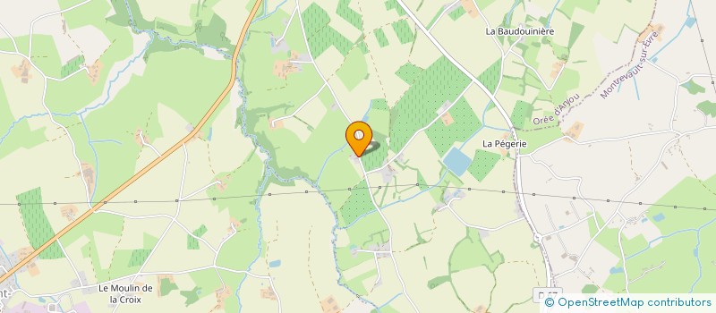 localisation de l'entreprise EARL DE LA CHETINIERE  OREE-D'ANJOU