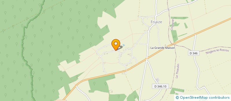 localisation de l'entreprise EARL DE LA CHEVILLERIE à FRIAIZE
