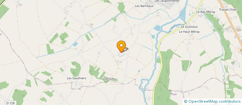 localisation de l'entreprise EARL DE LA CHUETREE à VALENCAY