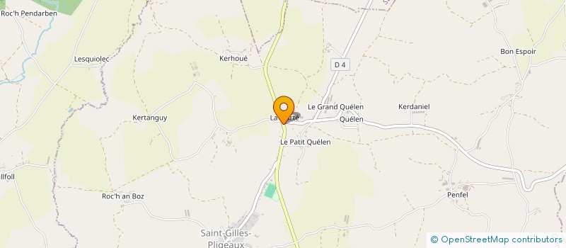 localisation de l'entreprise EARL DE LA CLARTE à SAINT-GILLES-PLIGEAUX