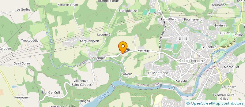 localisation de l'entreprise EARL DE LA CLEE à INZINZAC-LOCHRIST