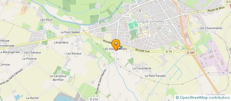 localisation de l'entreprise EARL DE LA CLOSERIE à LONGUE-JUMELLES