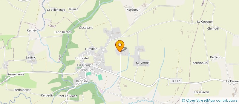 localisation de l'entreprise EARL DE LA COLLINE à LA CHAPELLE-NEUVE