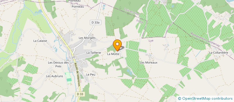 localisation de l'entreprise EARL DE LA COLOMBINE à VILLENTROIS-FAVEROLLES-EN-BERRY