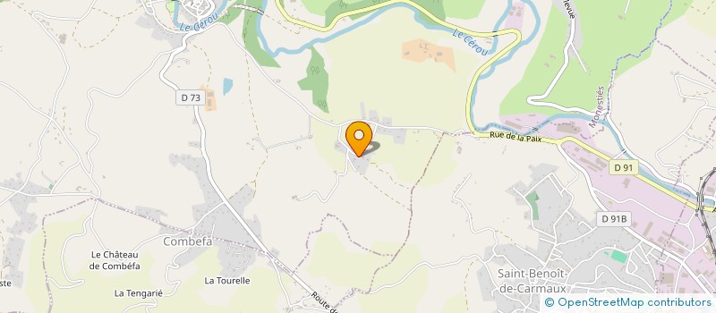 localisation de l'entreprise EARL DE LA COMBE  MONESTIES