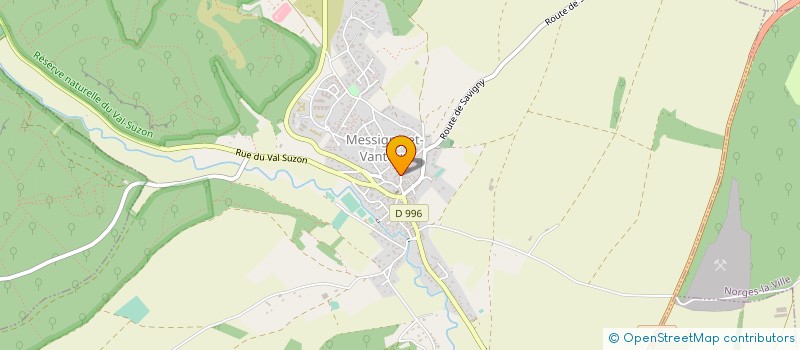 localisation de l'entreprise EARL DE LA COMBE BELLE FILLE à MESSIGNY-ET-VANTOUX