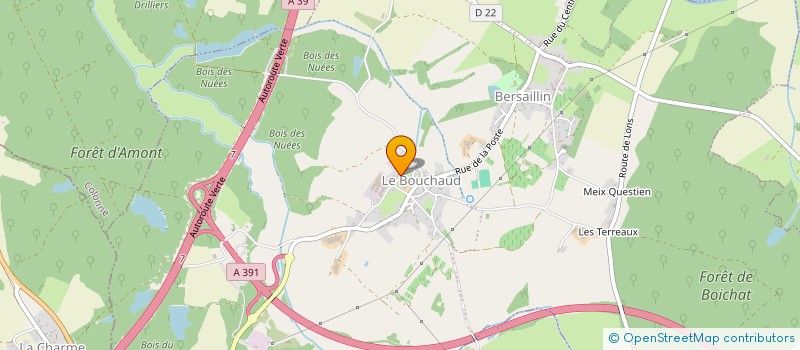 localisation de l'entreprise EARL DE LA COMTOISE à PLASNE