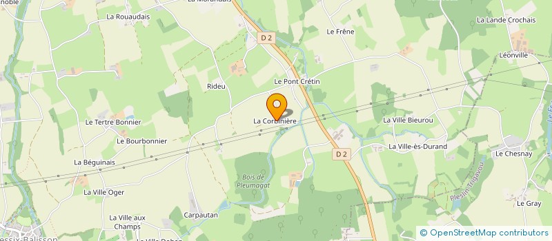 localisation de l'entreprise EARL DE LA CORBINIERE à BEAUSSAIS-SUR-MER