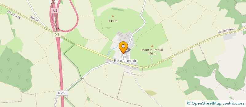 localisation de l'entreprise EARL DE LA CORVEE  BEAUCHEMIN