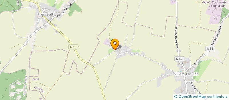 localisation de l'entreprise EARL DE LA COSSETERIE  VILLERS-PLOUICH