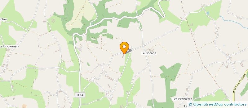 localisation de l'entreprise EARL DE LA COUDRE à LE MENE