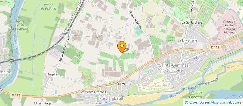localisation de l'entreprise EARL DE LA COULEE ETS SAULAIS à STE GEMMES SUR LOIRE