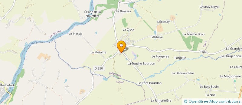 localisation de l'entreprise EARL DE LA COUR  SACE