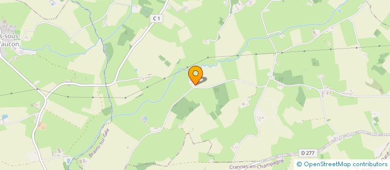 localisation de l'entreprise EARL DE LA COUR D'ARMOISE à COULANS SUR GEE